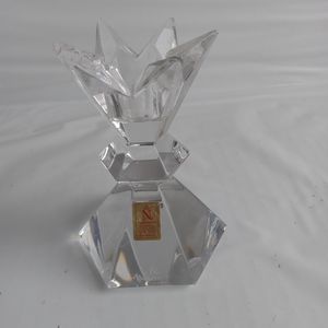Candle holder Cristal Natchmann signed